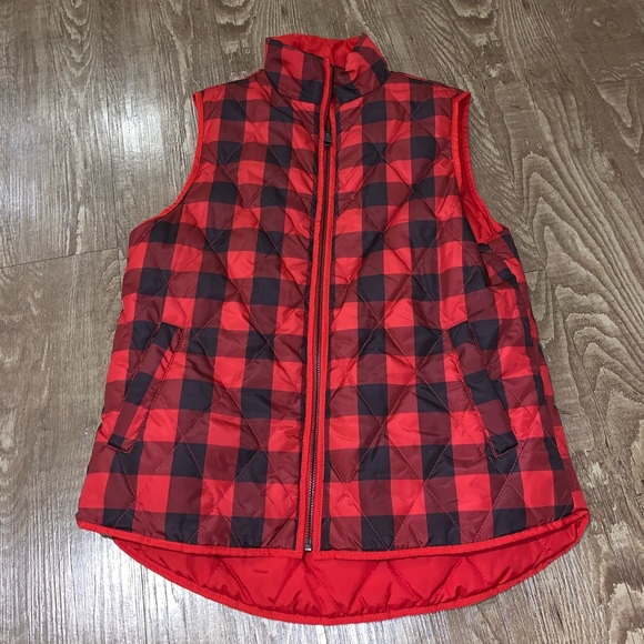 The Limited Jackets & Blazers - Limited buffalo check vest